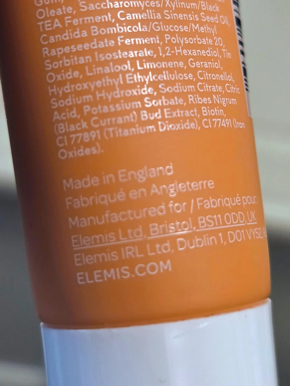ELEMIS Superfood Glow Priming Moisturiser Tube — Peach 20ml 0.6fl Oz NEW SEALED